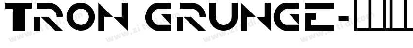 Tron Grunge字体转换